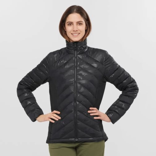 Chaquetas Aislantes Salomon Essential Xwarm Down Mujer Negros | MX UQFE156